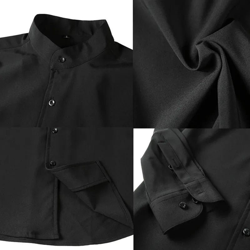 Nathan | Skjorte til mænd med justeret pasform og officerkrave