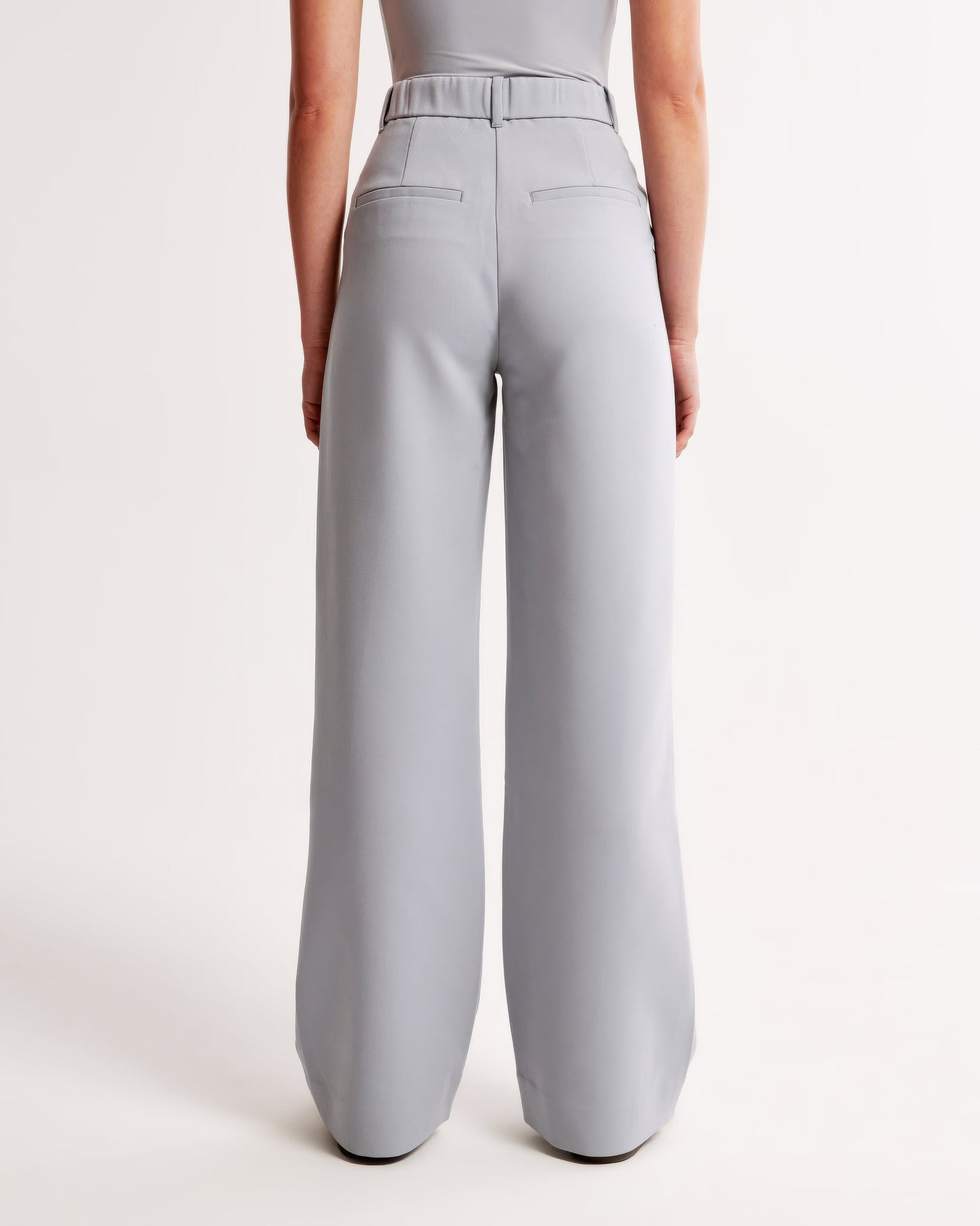 Pantalon large élégant et confortable à taille haute